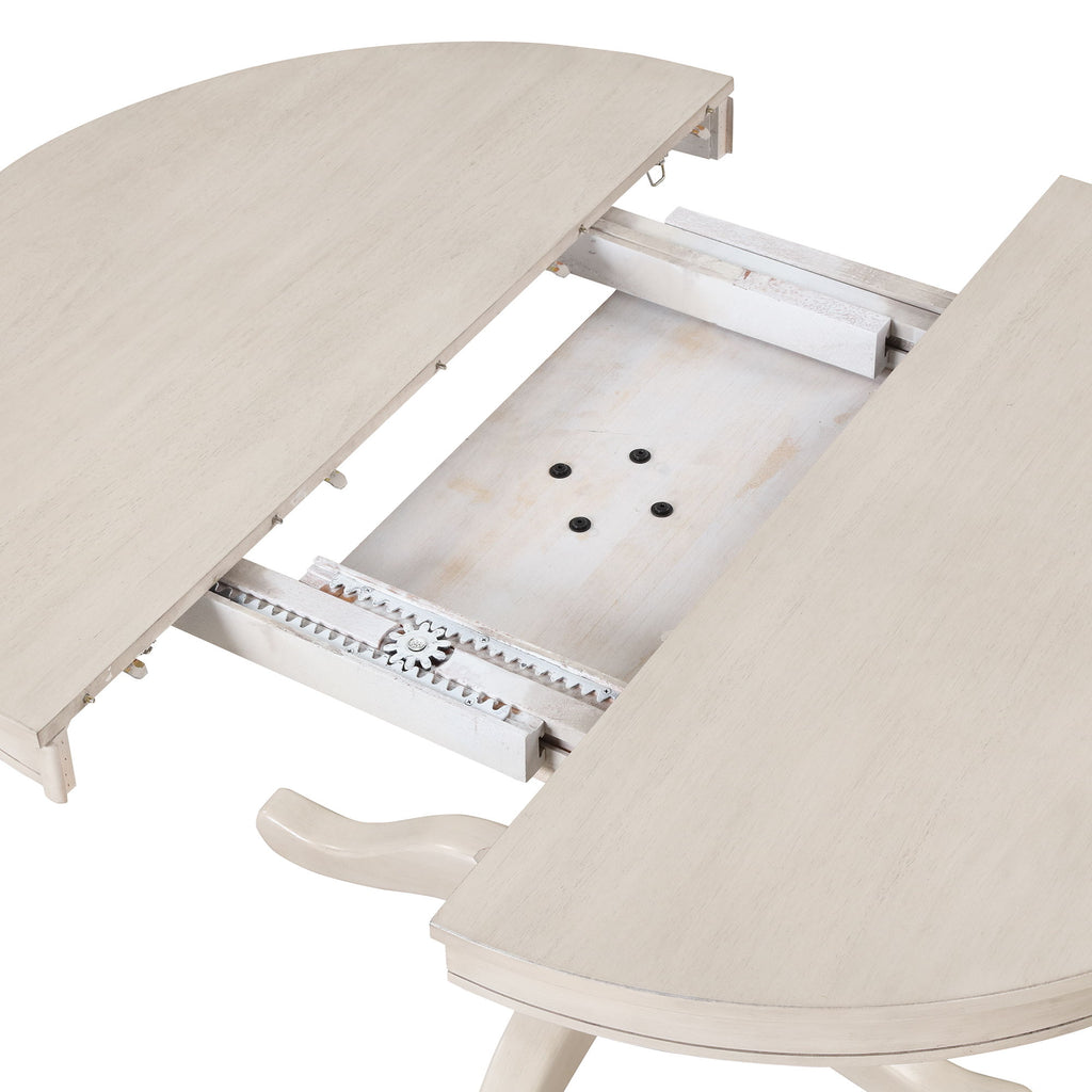 5 Pieces Dining Table And Chairs Set For 4 Persons