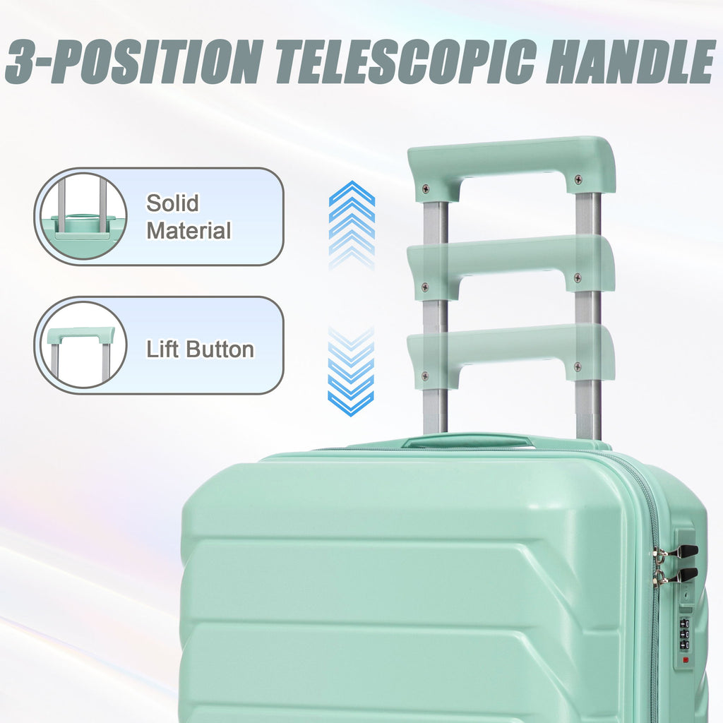 Spinner Luggage Set With Combination Lock