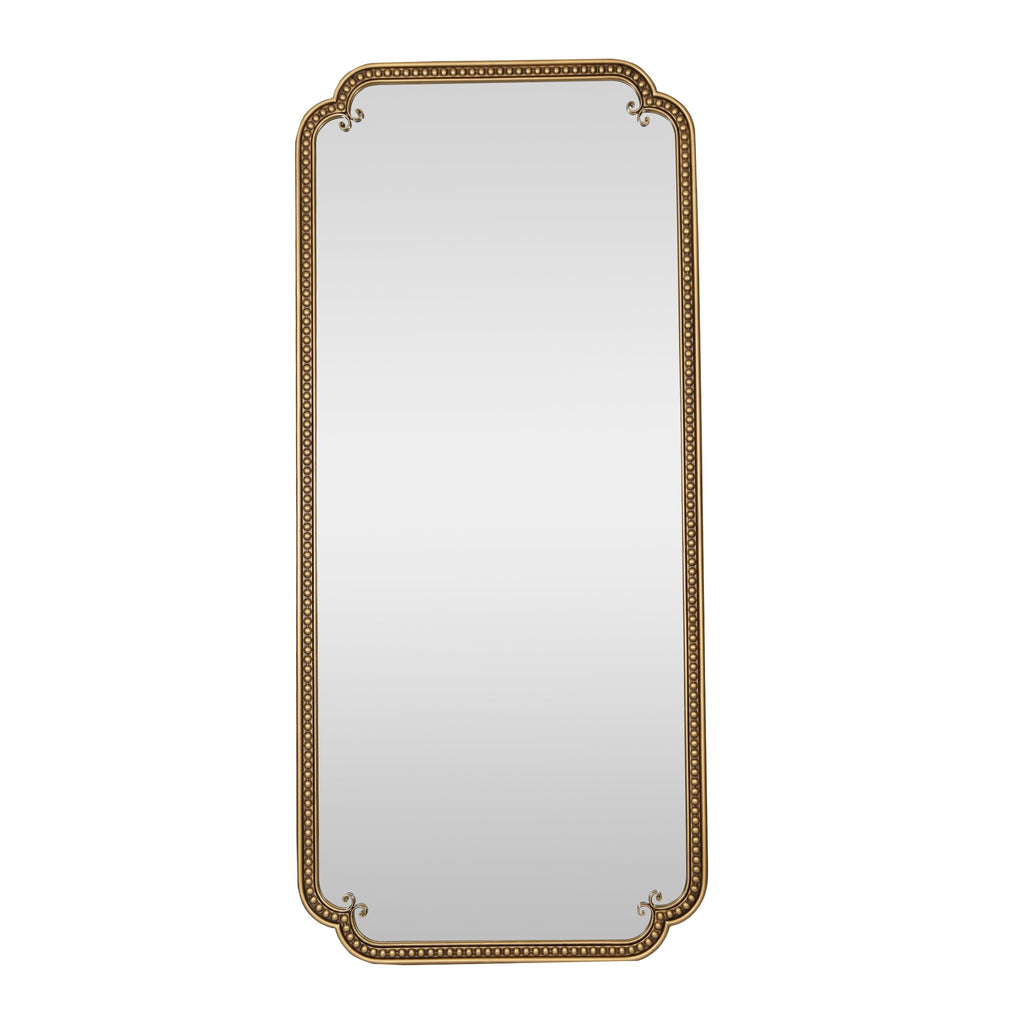 Full Length Mirror With Stand, Floor Standing Dressing For Bedroom - Antique Gold