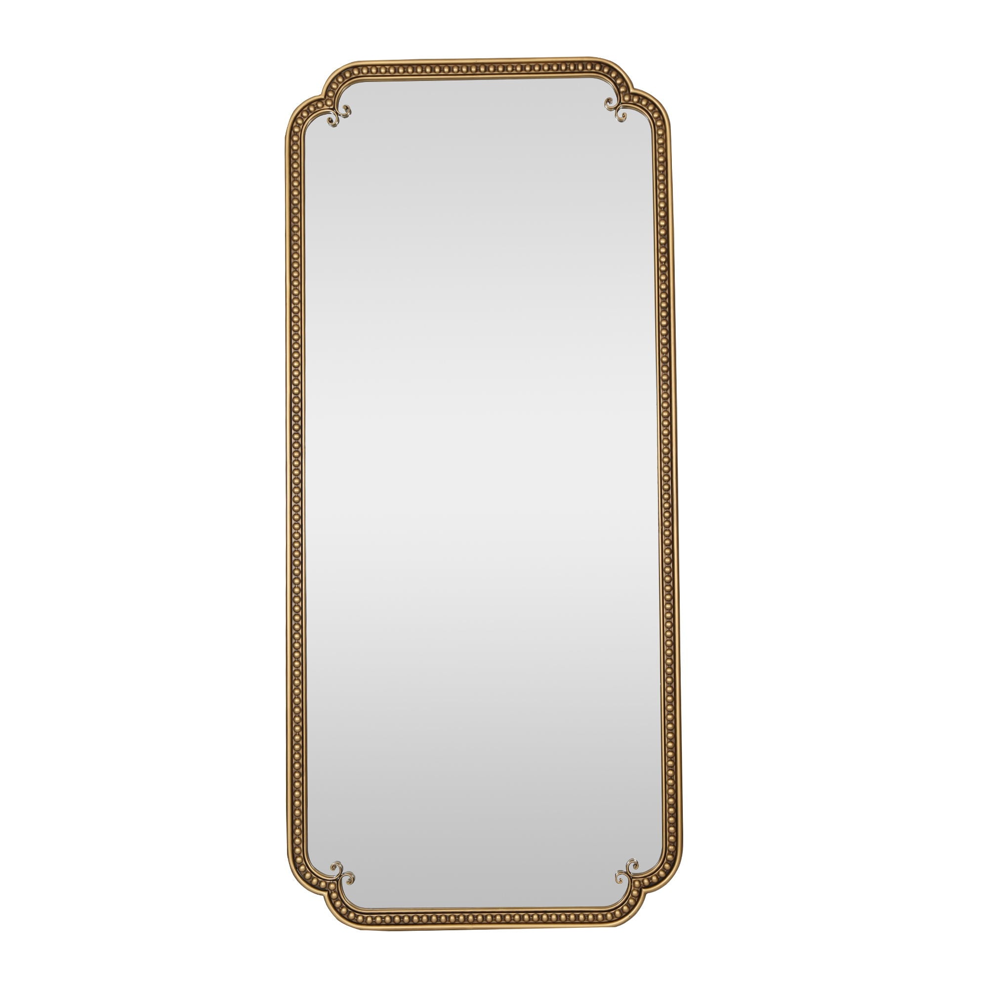 Full Length Mirror With Stand, Floor Standing Dressing For Bedroom - Antique Gold