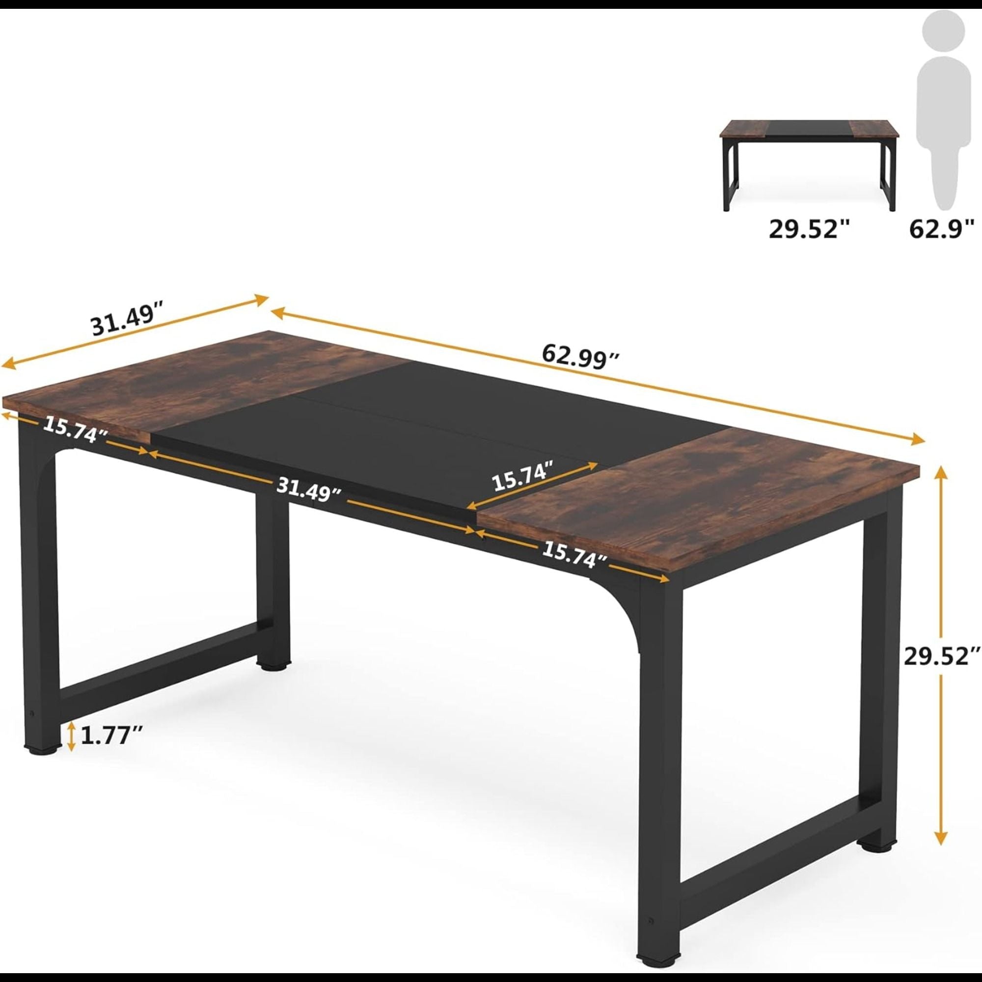 Executive Desk, Modern Office Workstation