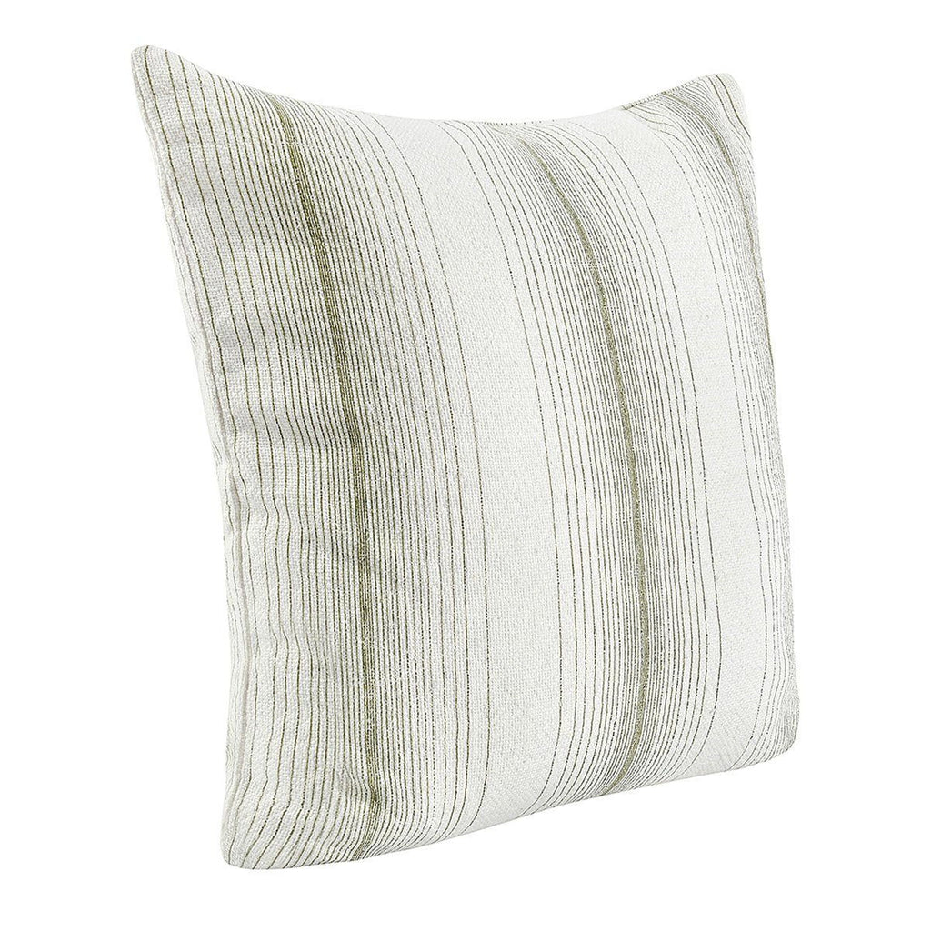 Stillness - 26" x 26" ST Theta Pillow - Wheat Green