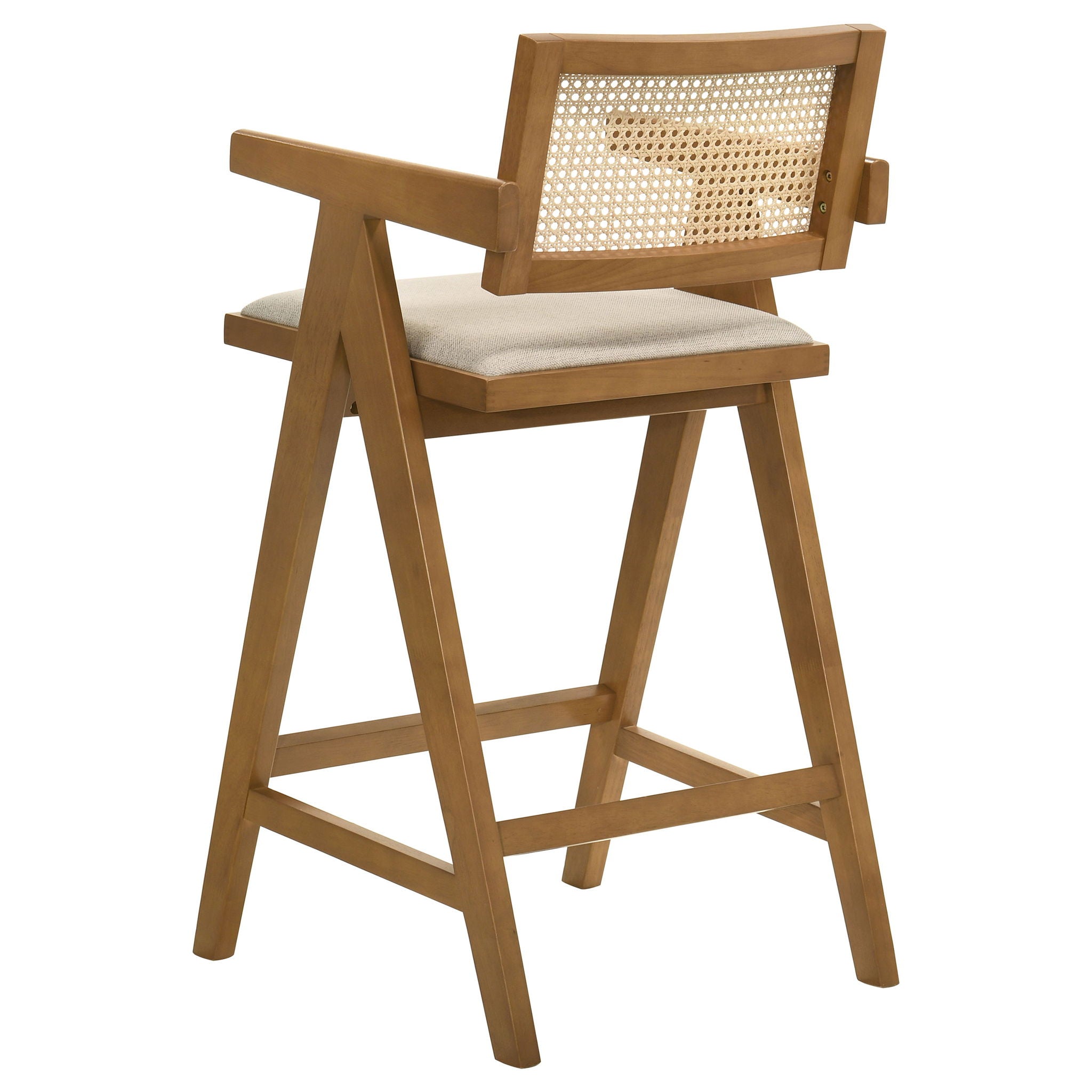 Remy - Bar Chair (Set of 2) With Upholstery - Walnut