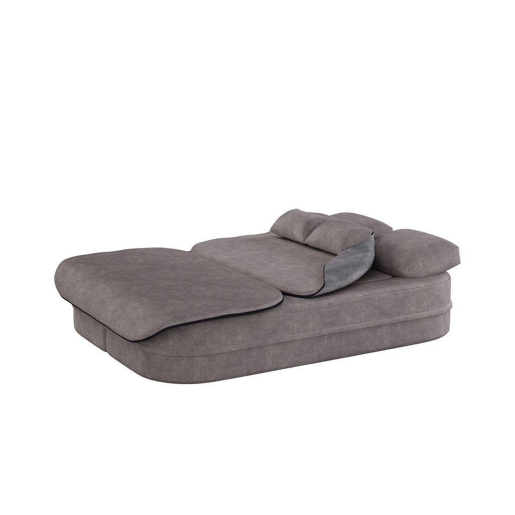 2 In 1 Foldable Sofa Bed With Multi Functional Blanket, Floor Lounge Sofa