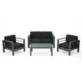 Cape Coral - 4 Pieces Outdoor Patio Chat Set