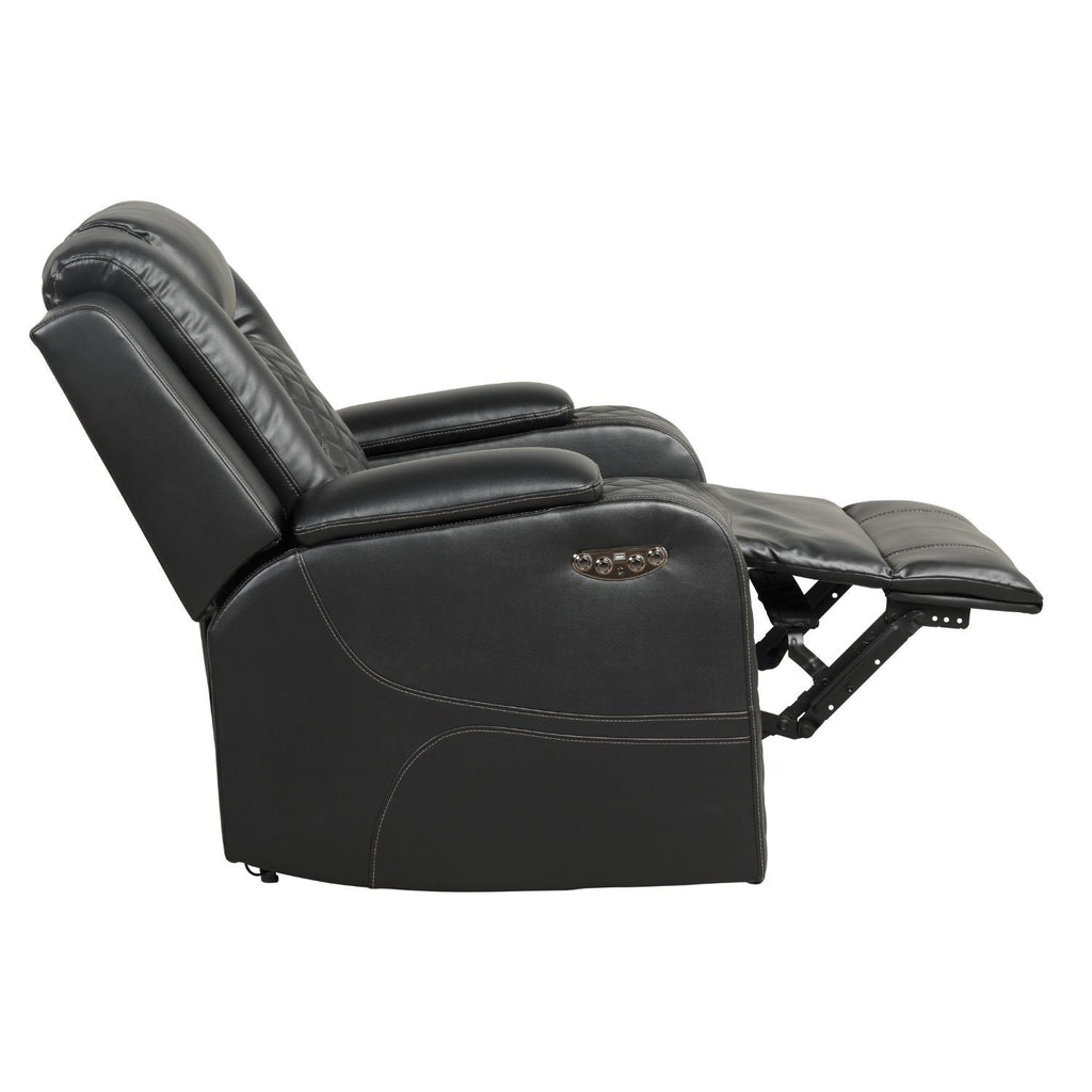 Benz - LED & Power Recliner With Adjustable Headrests And Ambient LED Lighting