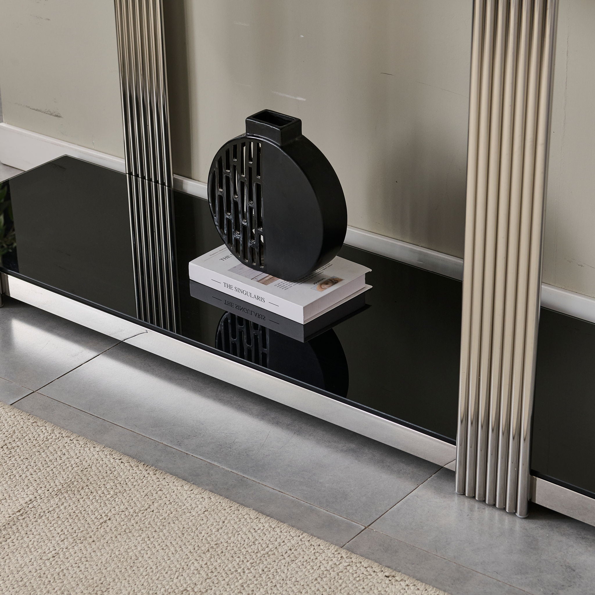 Console Table With Double Tier Storage