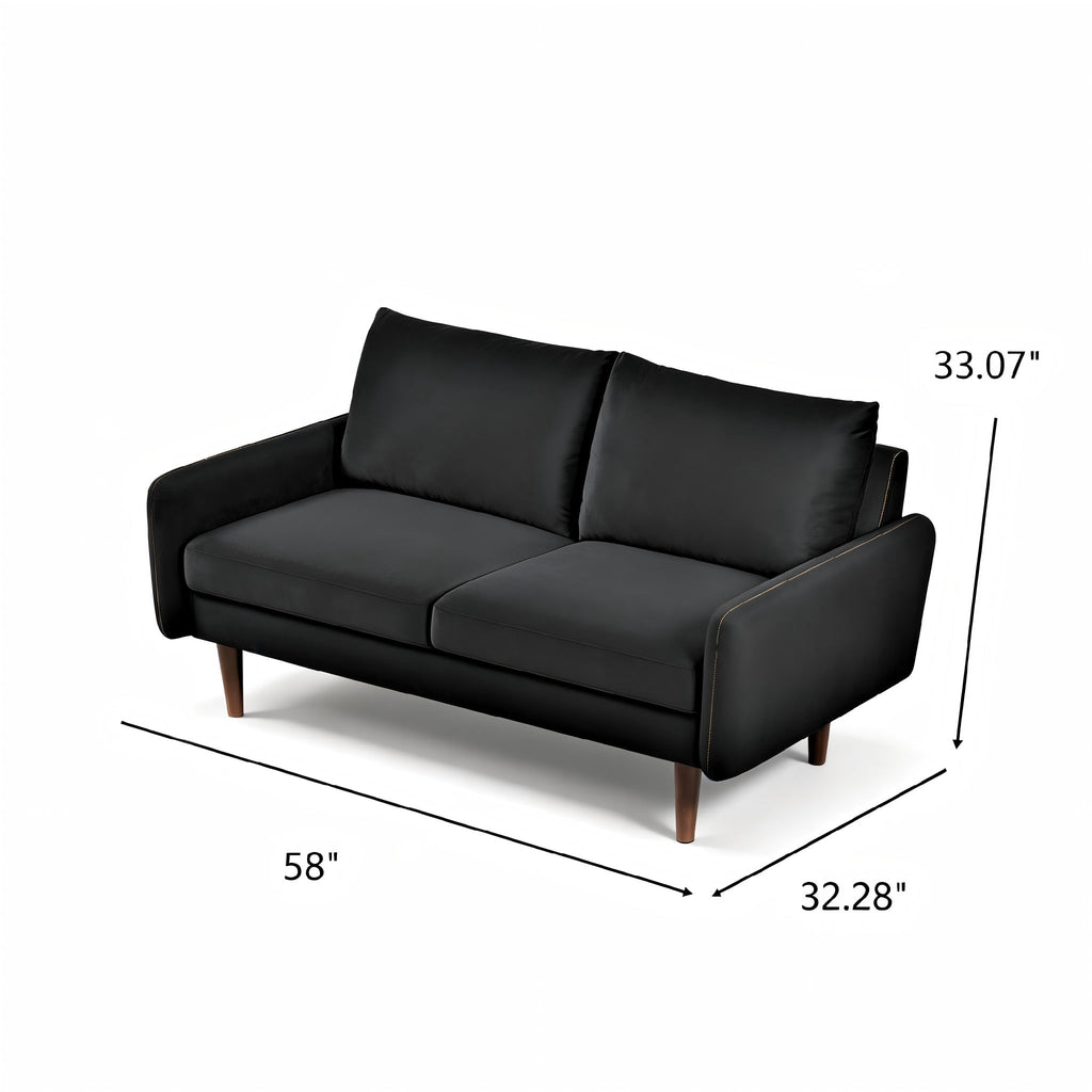 Kent - Loveseat, 2 Seater Sofa For Compact Living Spaces