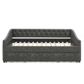 Upholstered Daybed With USB Charging & Pull Out Bed