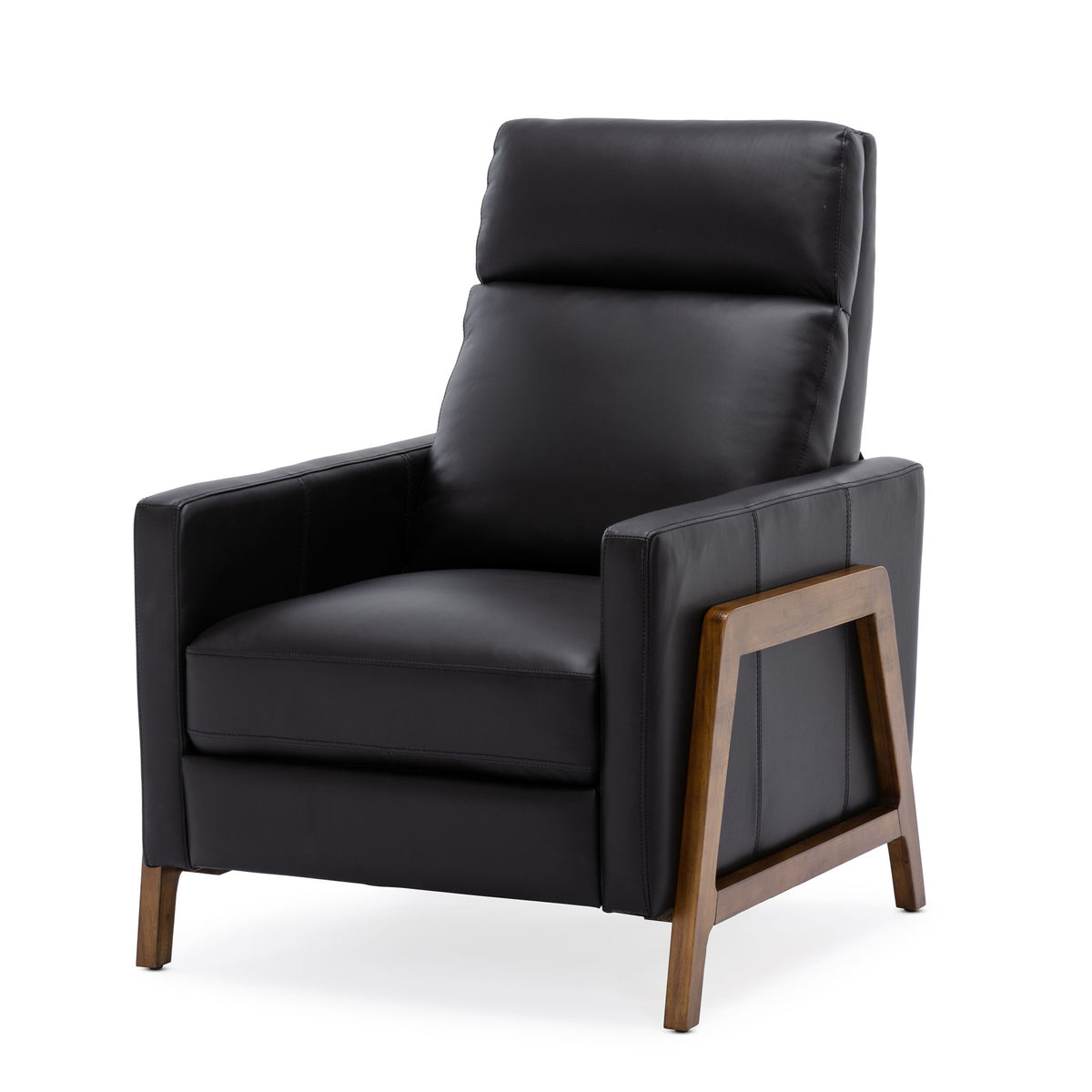 Richland - Push Back Recliner Chair - Black