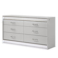 Glam - 6 Drawer Dresser With LED Lighting (Includes Dresser Only) - White