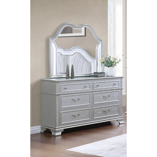 1 Piece Dresser Crystal Knobs Pull Handles Bedroom Furniture - Gray