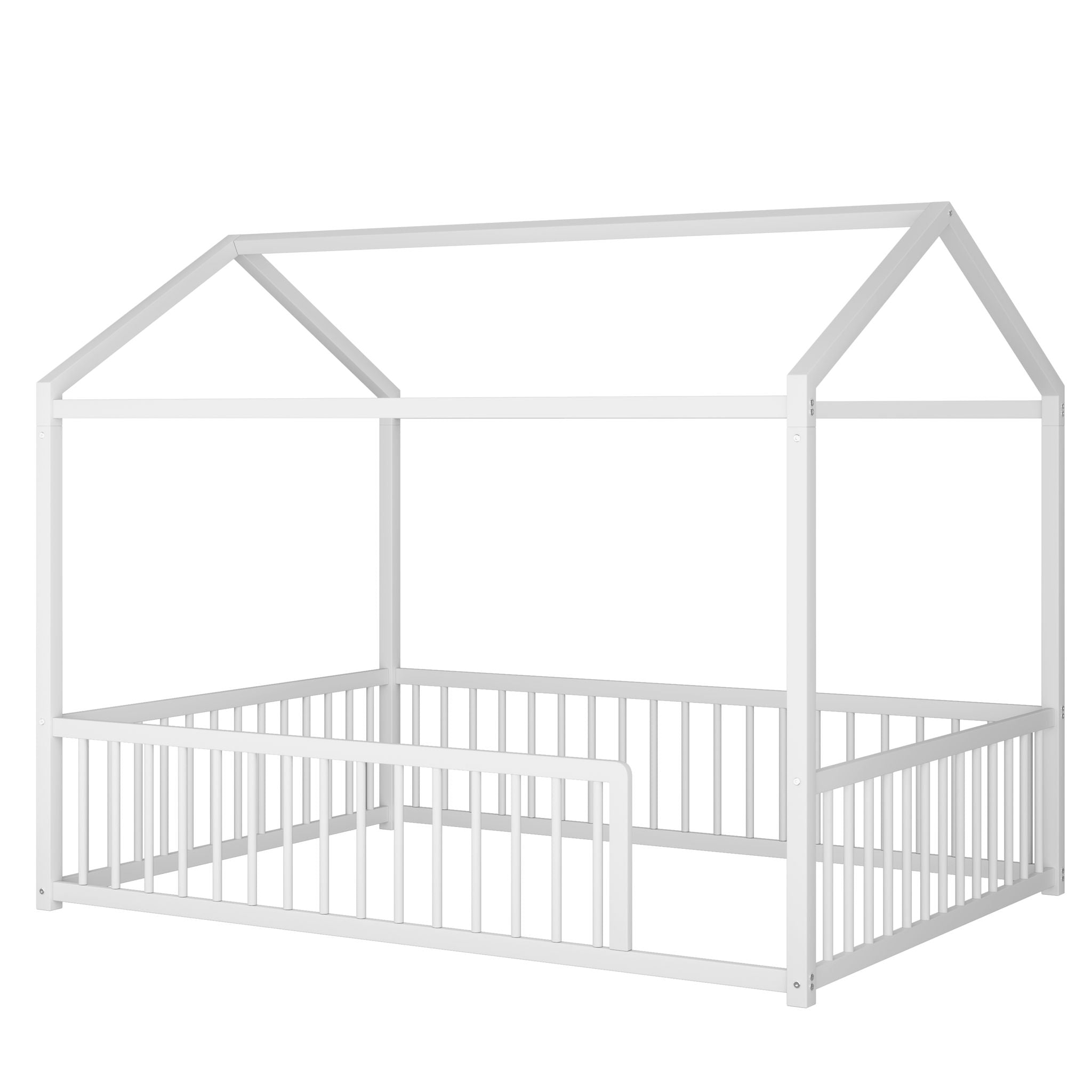 Montessori Floor Bed Frame With House Shape