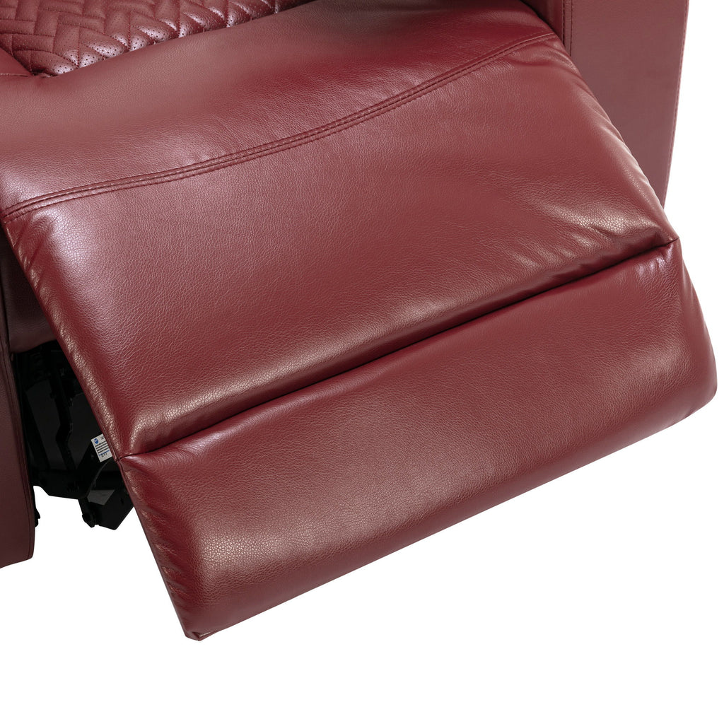 270 Degree Swivel Power Recliner With Tray Table, Phone Holder, Cup Holder, USB Port