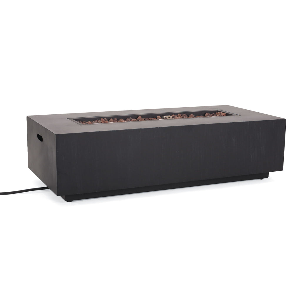 Modern Rectangle Fire Table 50, 000 Btu