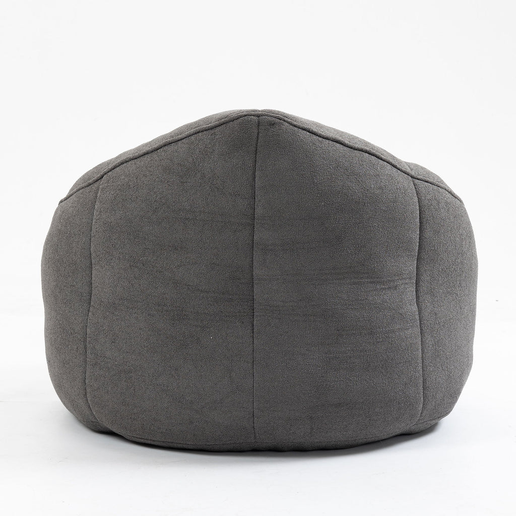Bedding Bean Bag Sofa Chair High Pressure Foam With Footrest