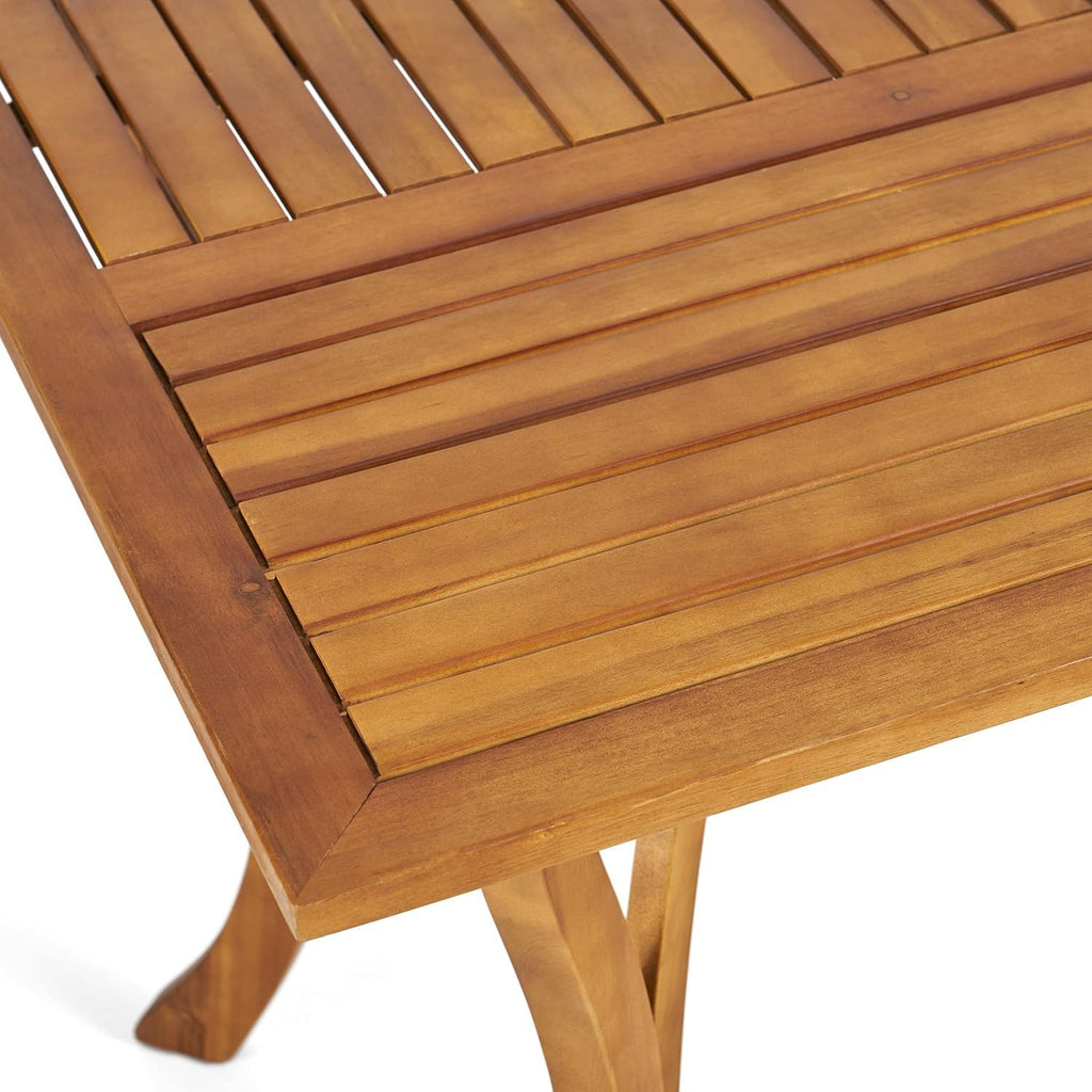 Outdoor 7 Piece Dining Set With Rectangular Table - Teak