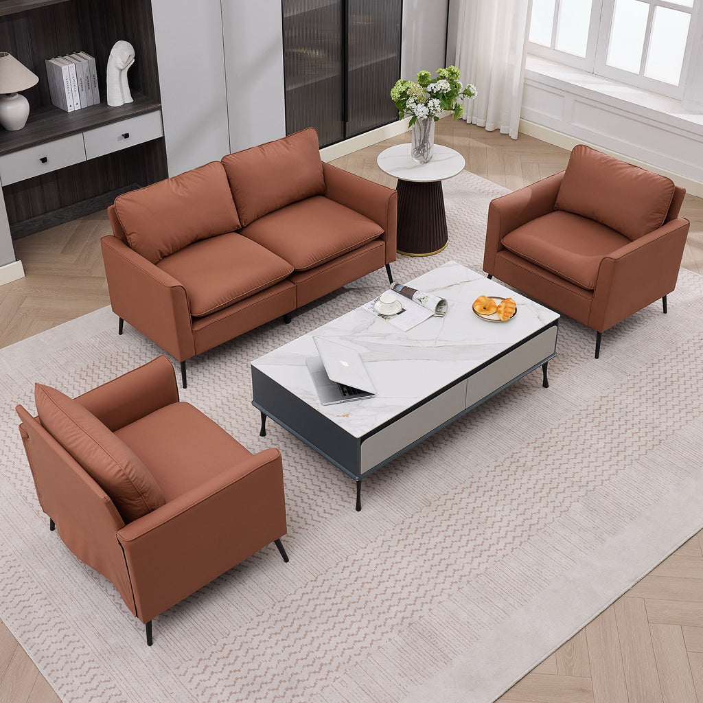 Upholstered Loveseat, For Living Room