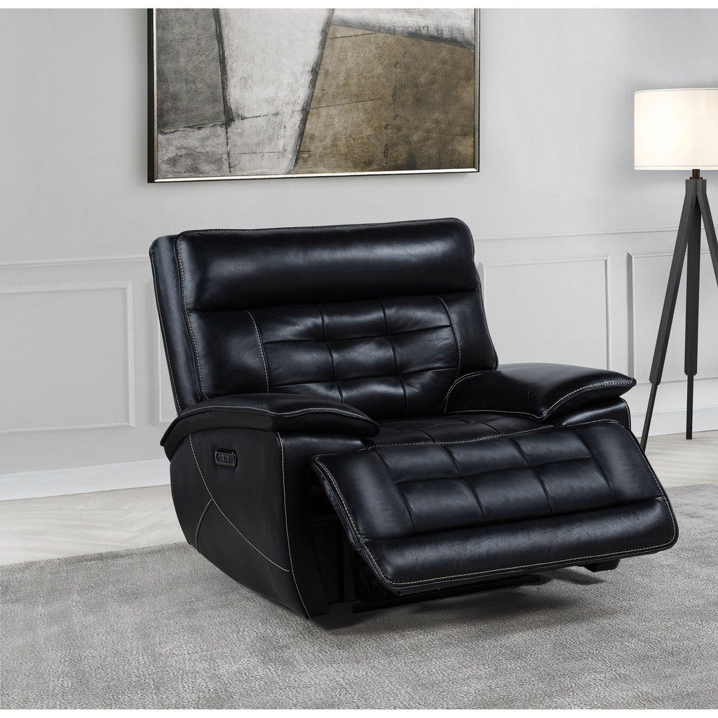 Hayden - Power Recliner With Dual Control, USB Charging Ports - Black