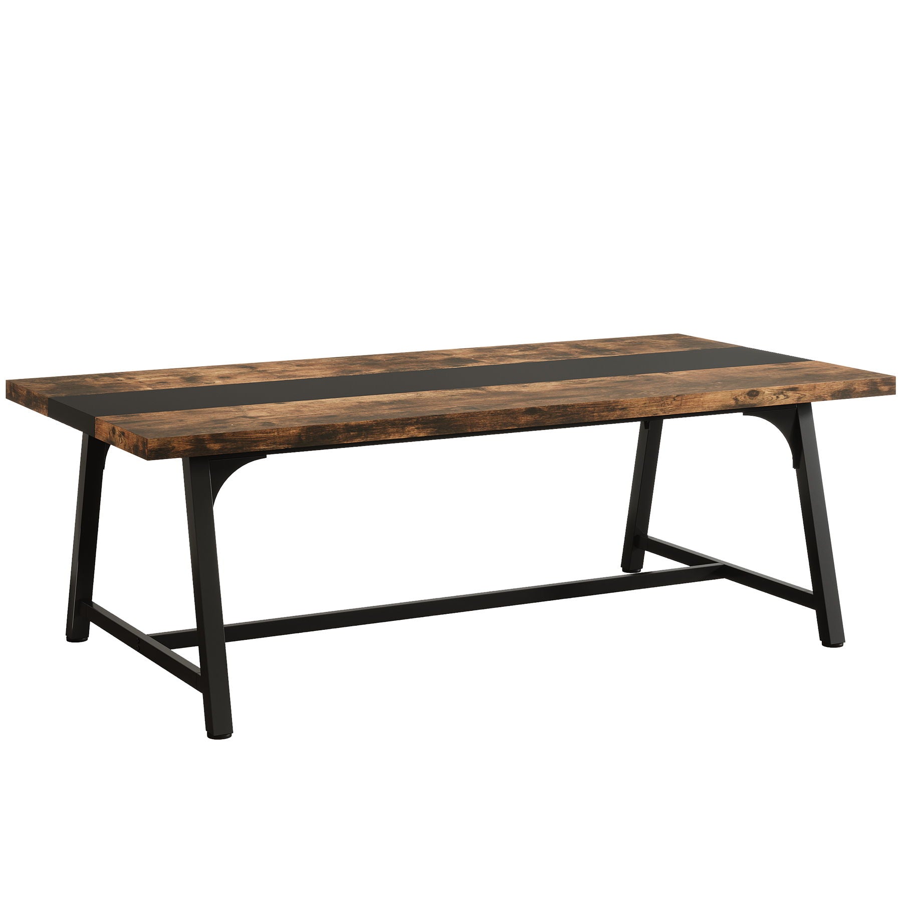 Modern Rectangular Conference Table For 6 - 8 People, Office Executive Desk