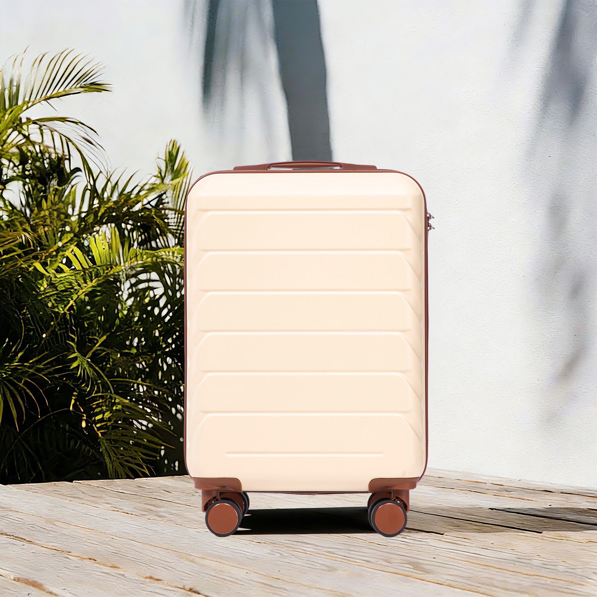 Hard Shell Travel Luggage With Scratch Resistant Surface