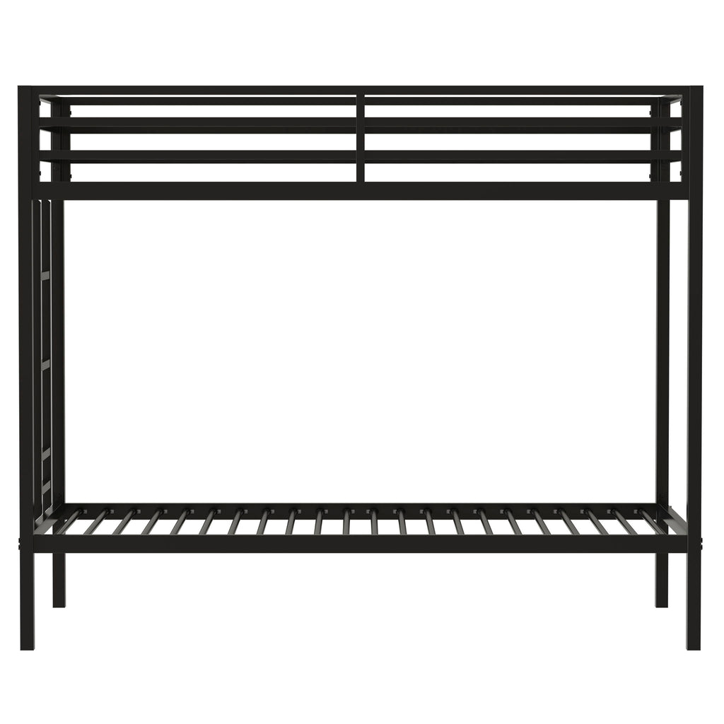 Adam - Twin Over Twin Bunk Bed - Black