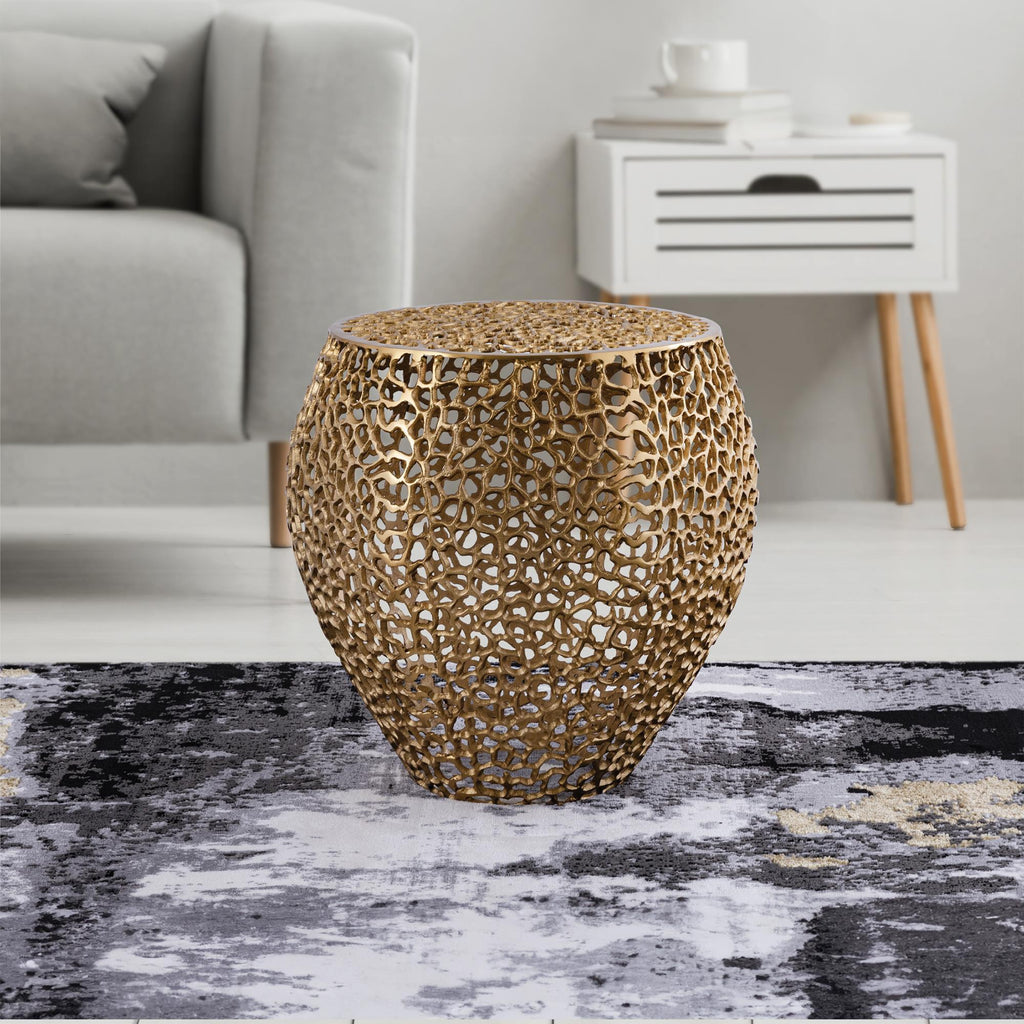 Et3403-18 - Side Table - Gold