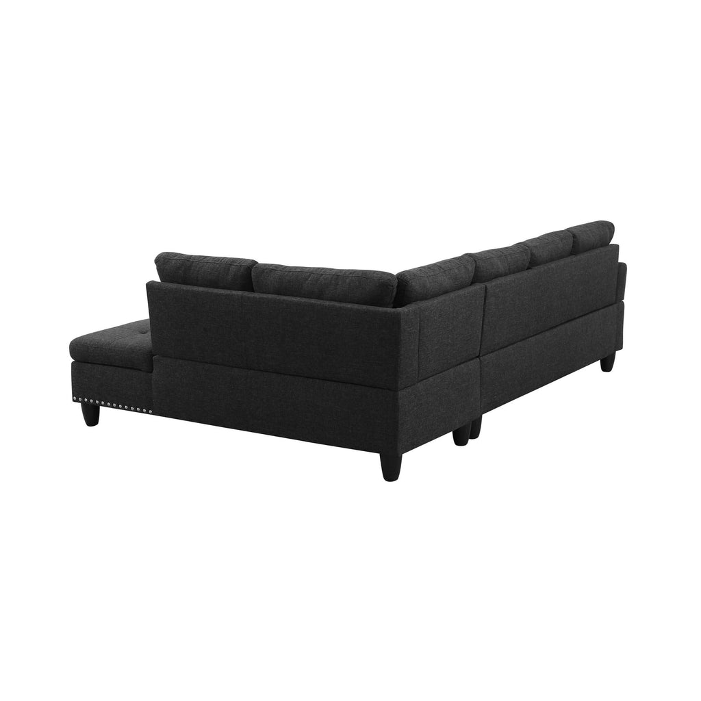 L - Shaped Sectional Sofa With Movable Left Chaise
