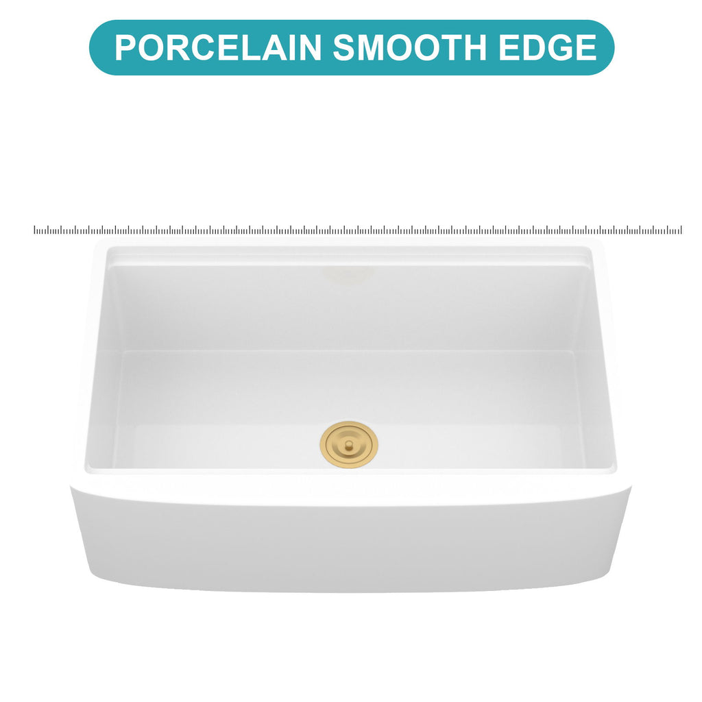 Kitchen Sink Workstation With Deep Bowl And Space-Saving Track Design - White