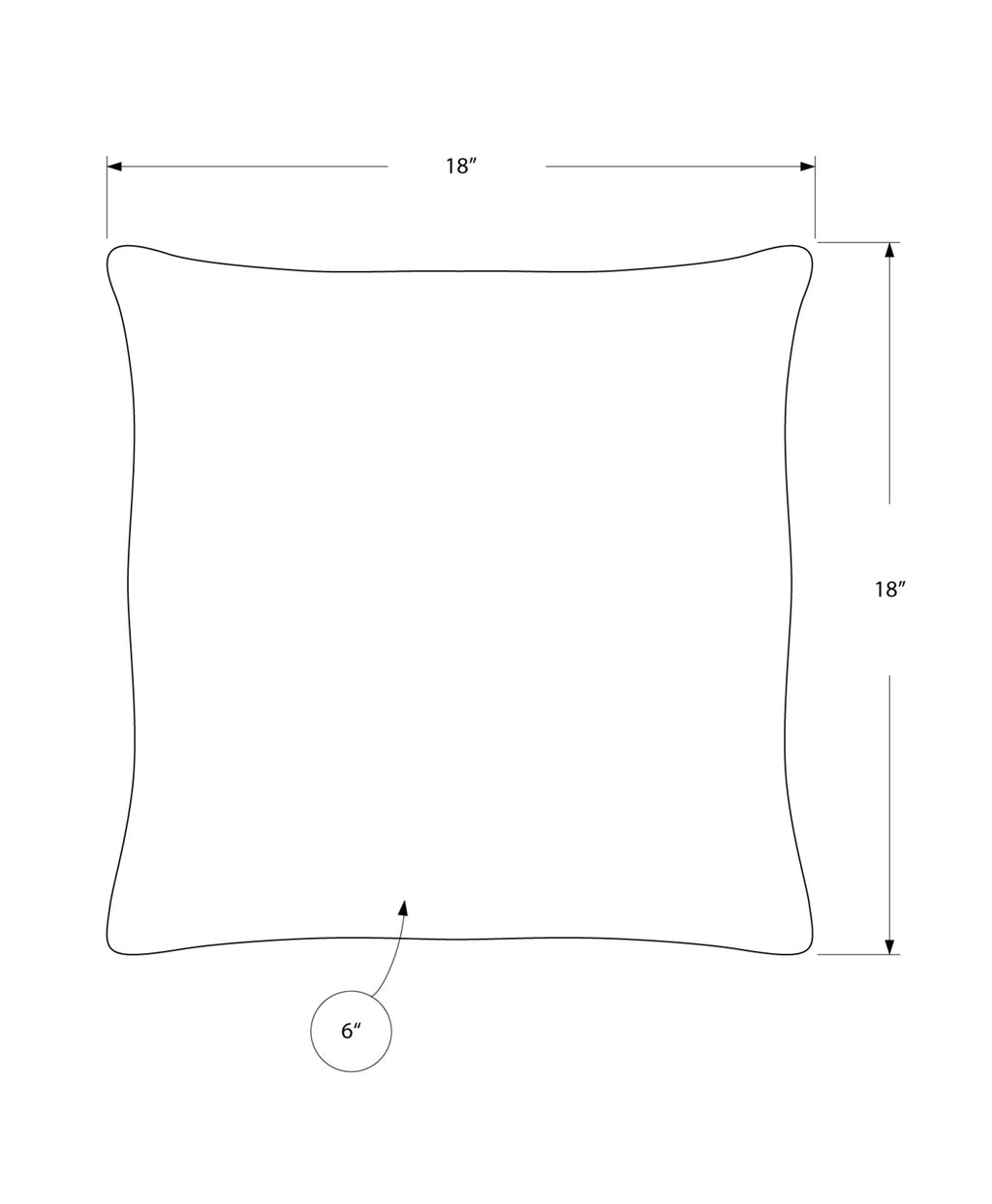 Square Pillows, Insert Included, Decorative Throw, Hypoallergenic