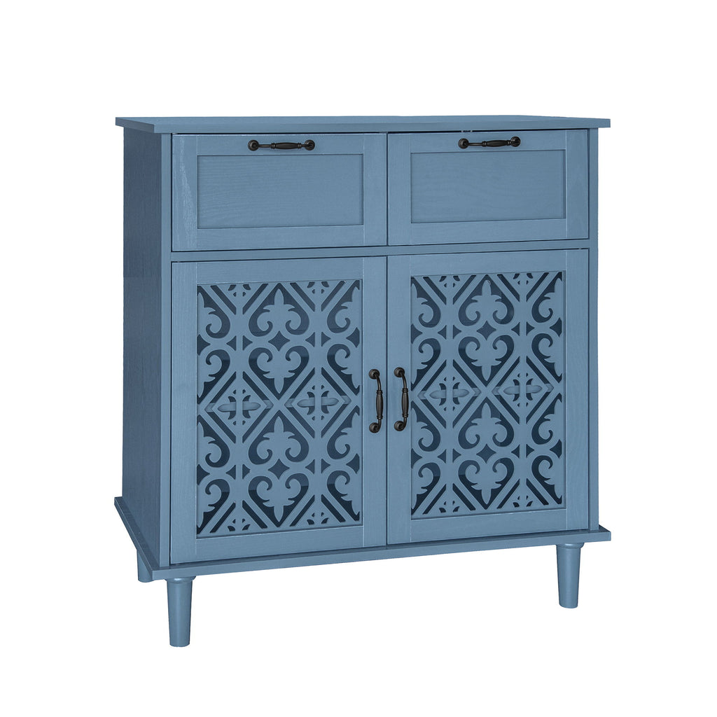 2 Door 2 Drawer Elegant Cabinet