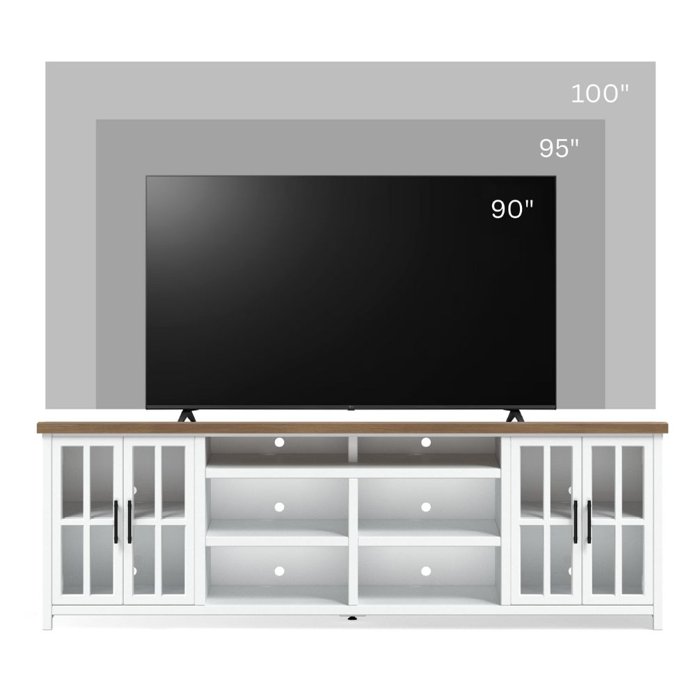 Hampton - TV Stand Console & Cable Management