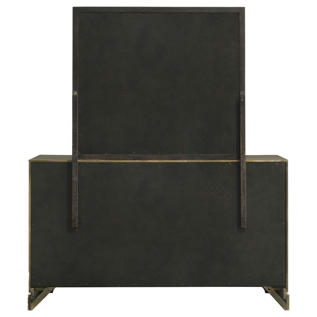 Sundance - 6 Drawer Dresser With Mirror - Dark Coffee