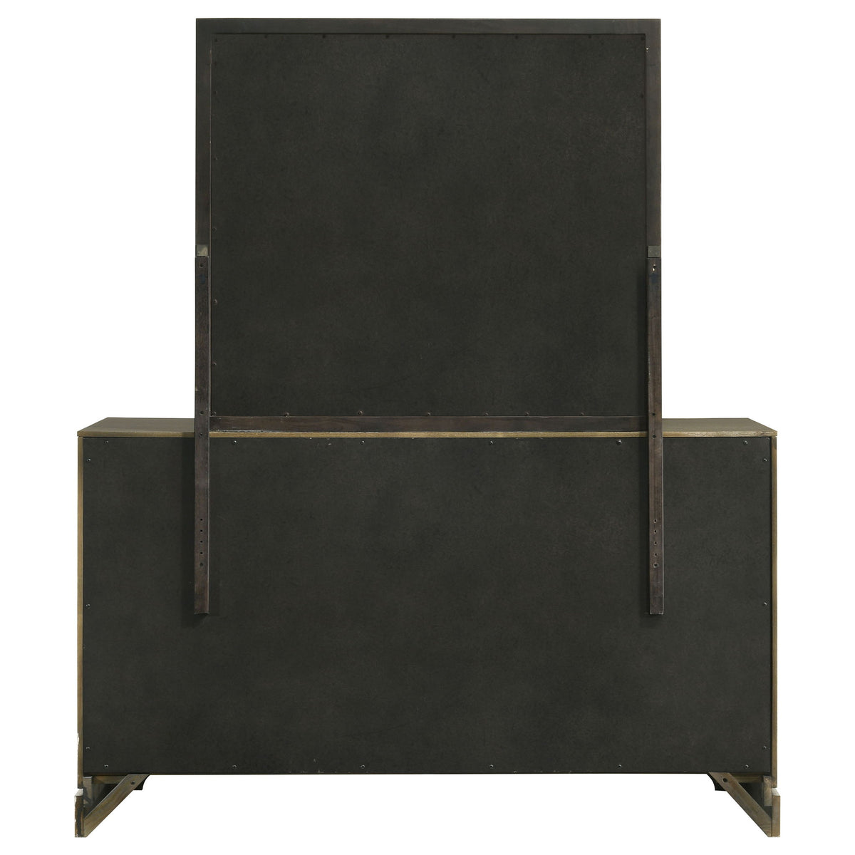 Sundance - 6 Drawer Dresser With Mirror - Dark Coffee