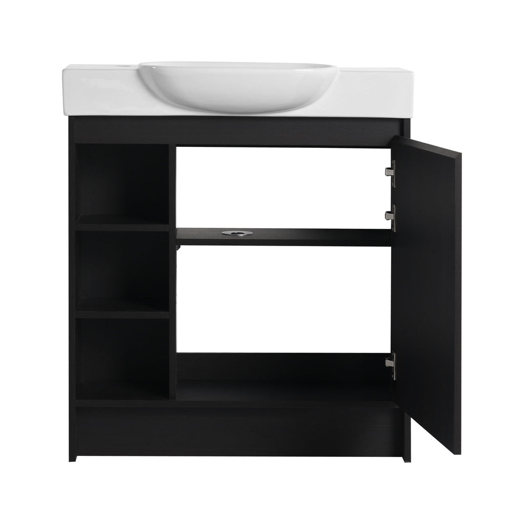 Freestanding Bathroom Vanity With Sink, Soft Close Door