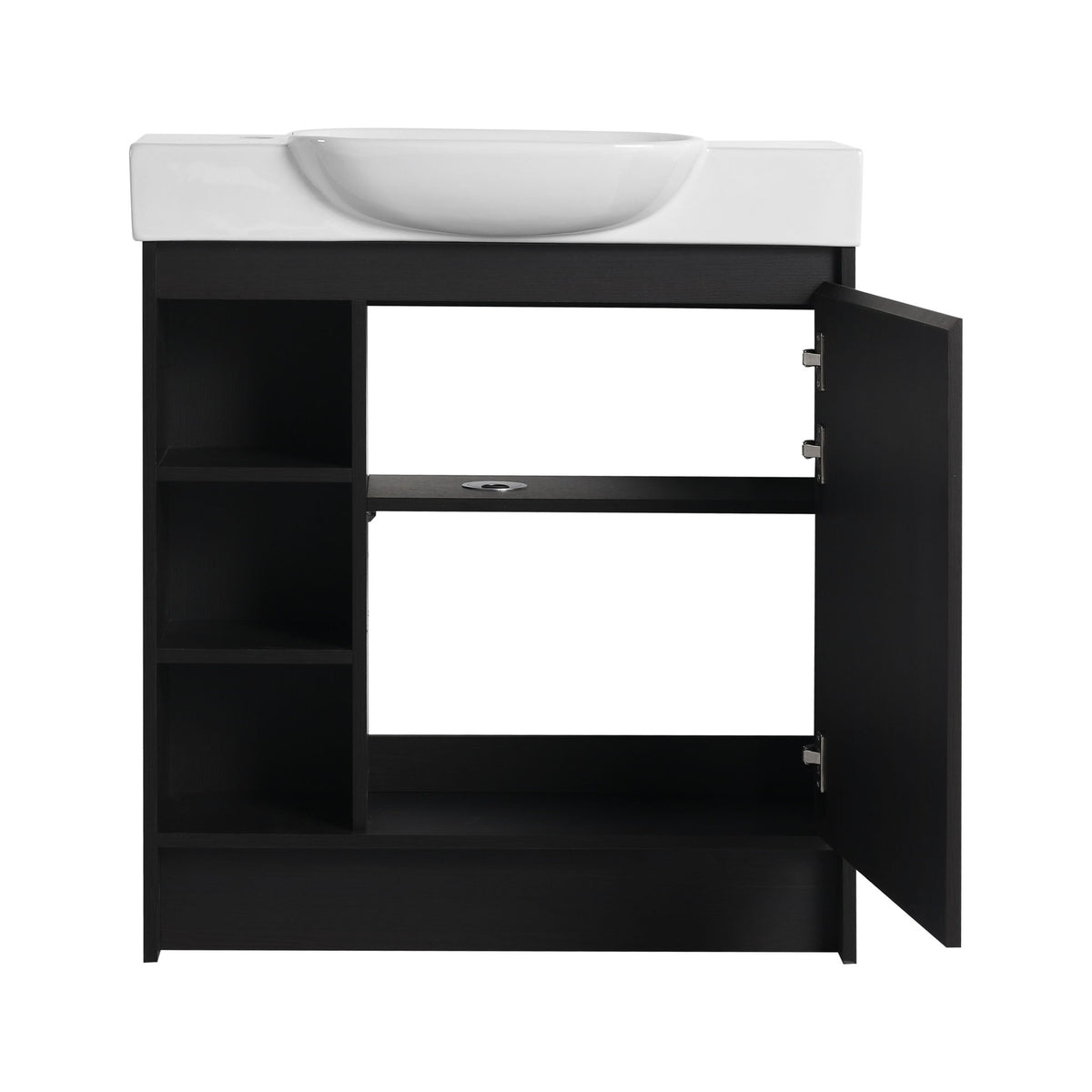 Freestanding Bathroom Vanity With Sink, Soft Close Door