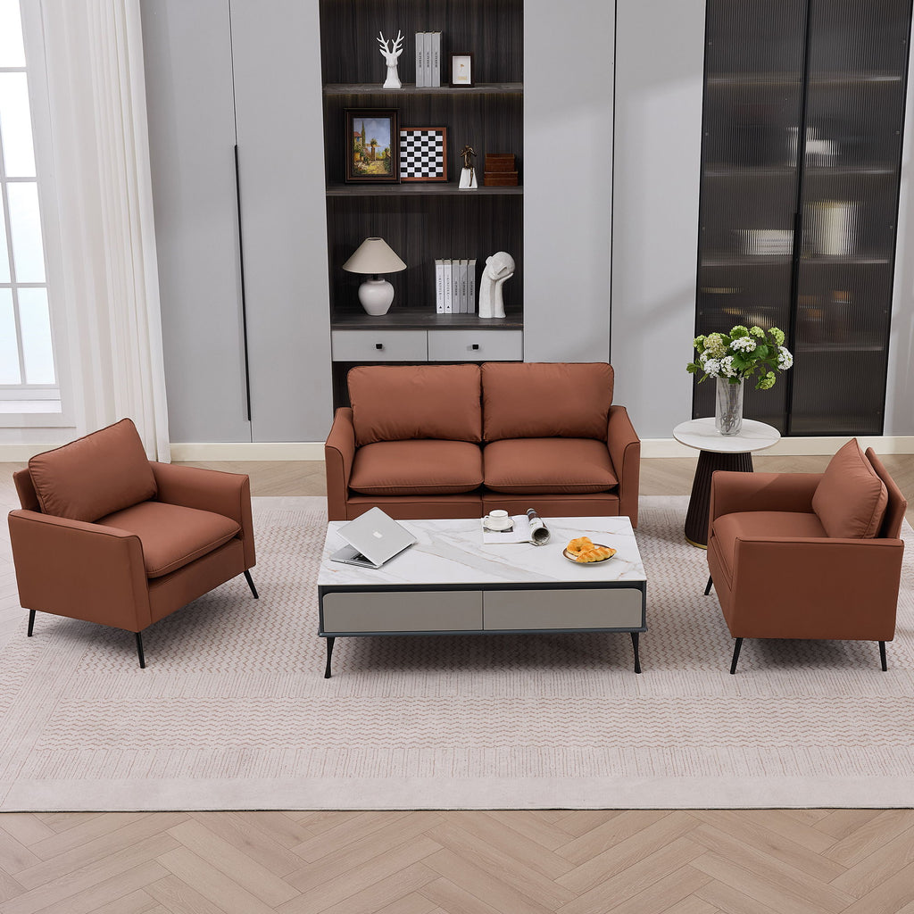 Upholstered Loveseat, For Living Room