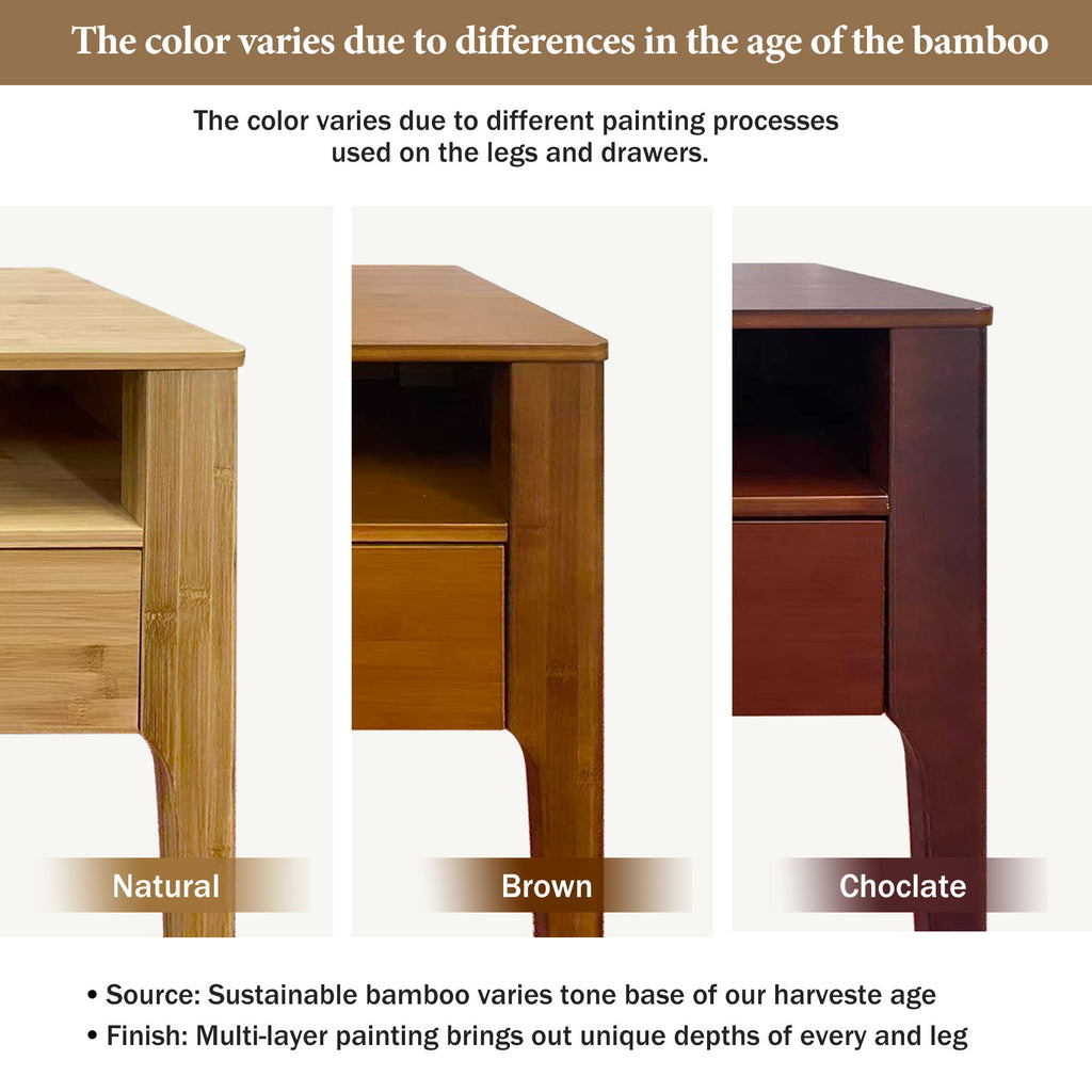 Modern Nightstand With Drawer And Open Shelf