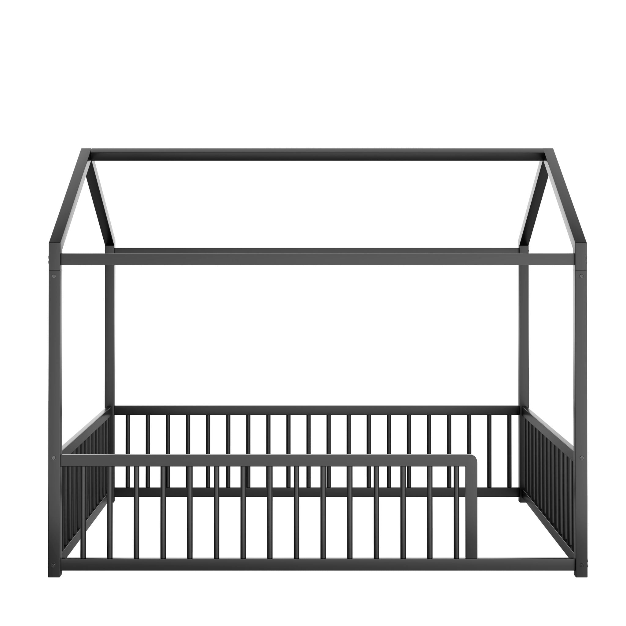 Montessori Floor Bed Frame With House Shape