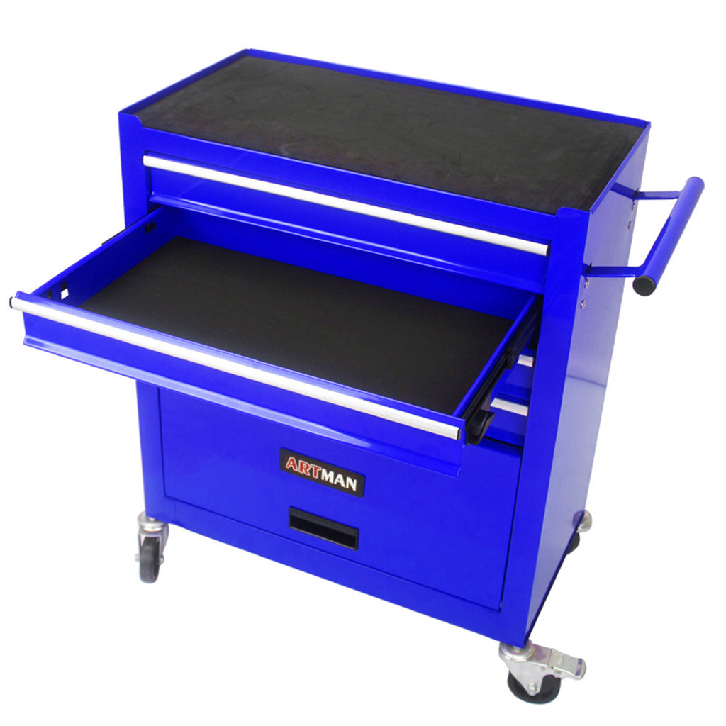 4 Drawers Multifunctional Tool Cart With Wheels