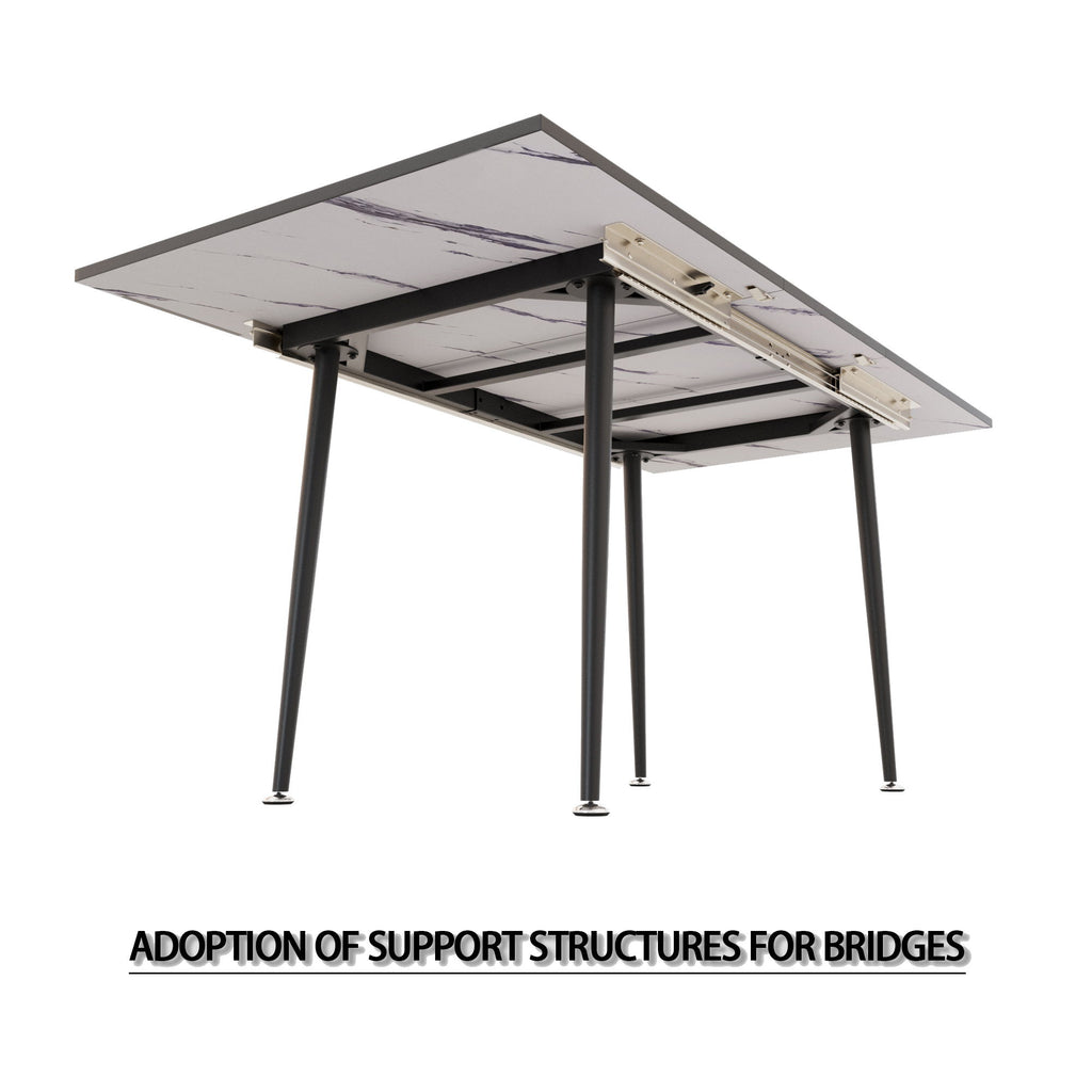 Modern Extendable Dining Table And Chair Set