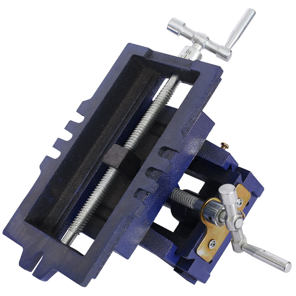 Industrial Quality Cross Slide Vise, Drill Press Metal Milling 2 Way X - Y