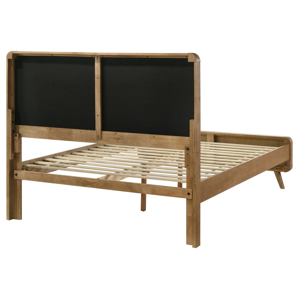 Winston - Platform Bed With Upholstered Headboard