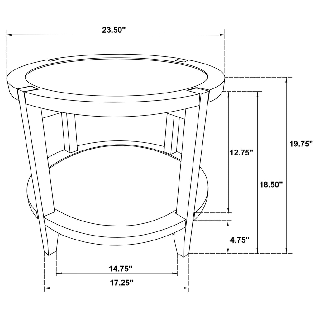 Elliott - Round Coffee Table Set