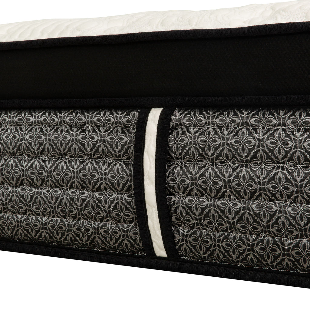 16" Premium Hybrid Mattress In A Box Plush Gel Memory Foam Top With Cooling Technology - Gray / White - Queen