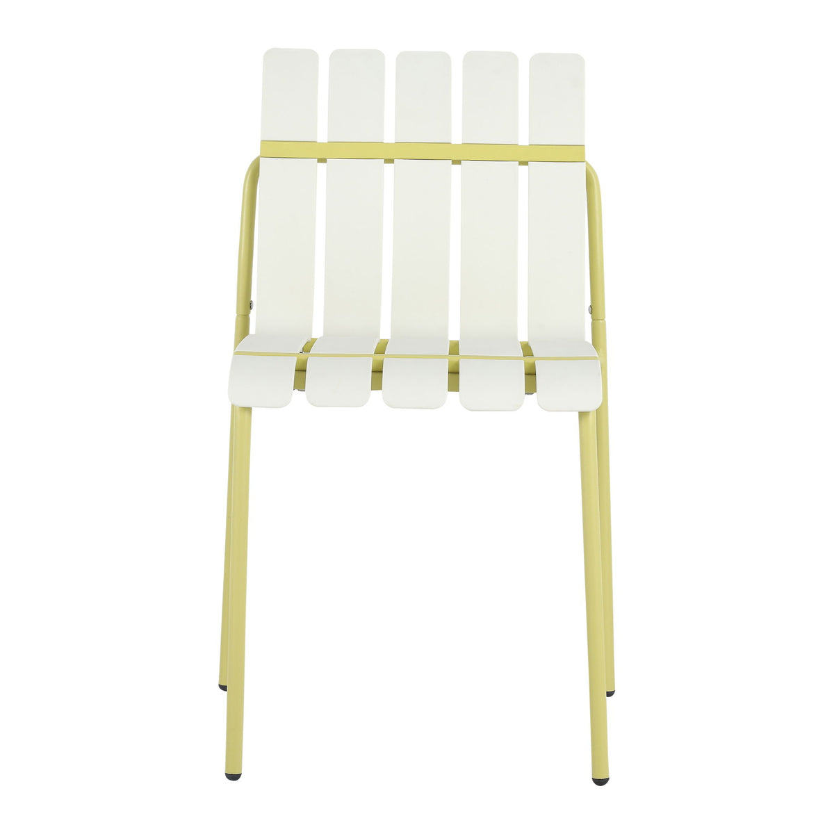 4 Piece Set Of Modern Color Block Designed Single Chairs