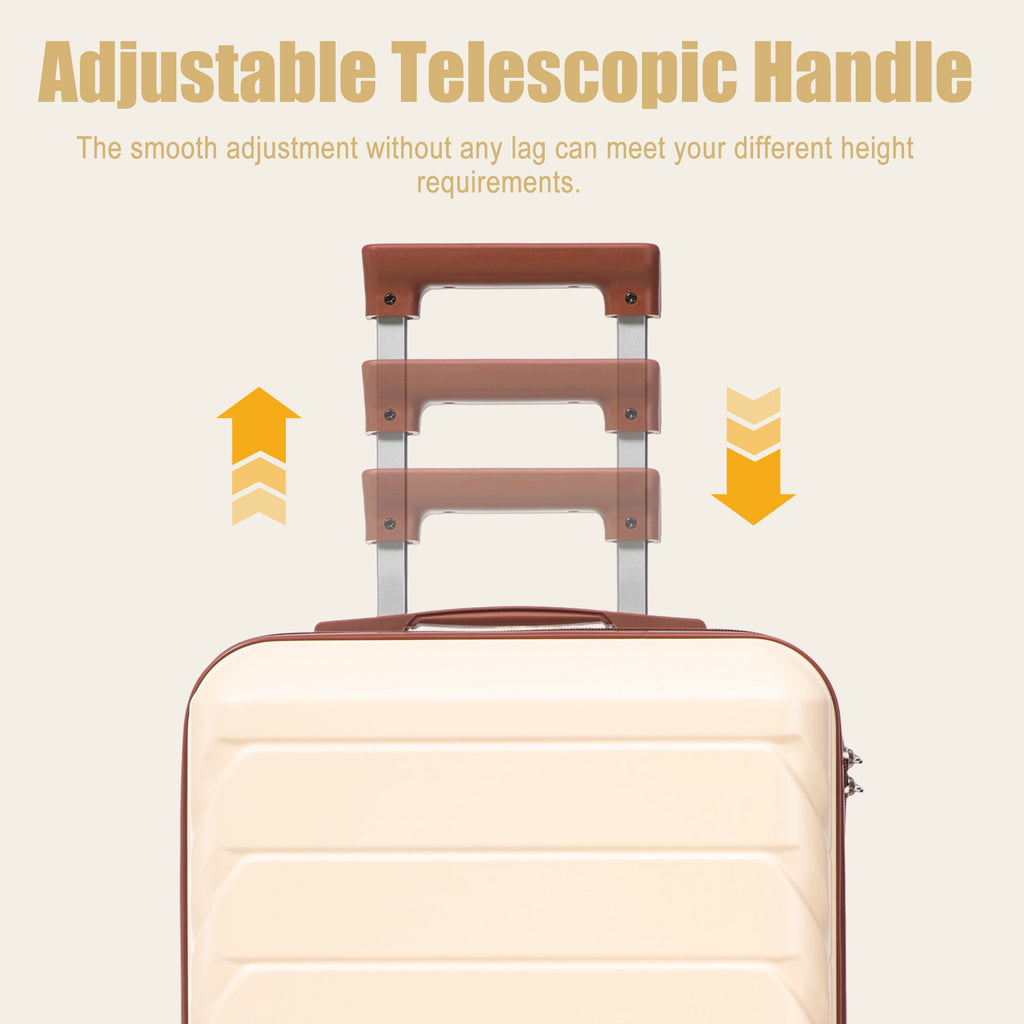 Hard Shell Travel Luggage With Scratch Resistant Surface