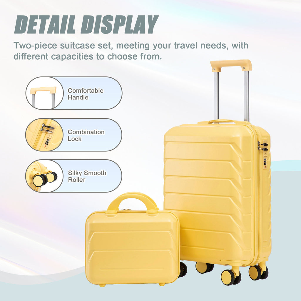 Spinner Luggage Set With Combination Lock