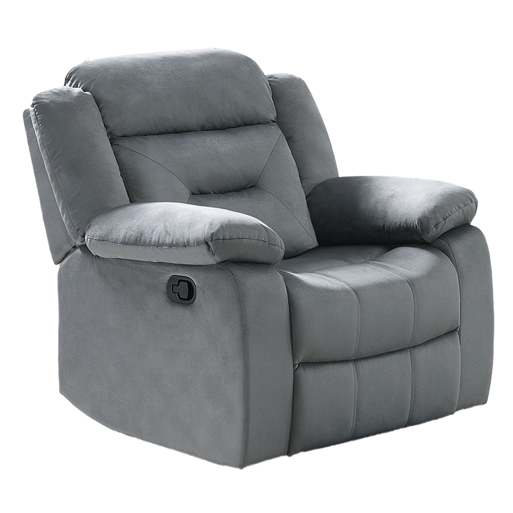 Contemporary Living Room Set With Pillow Arms And Headrest Support