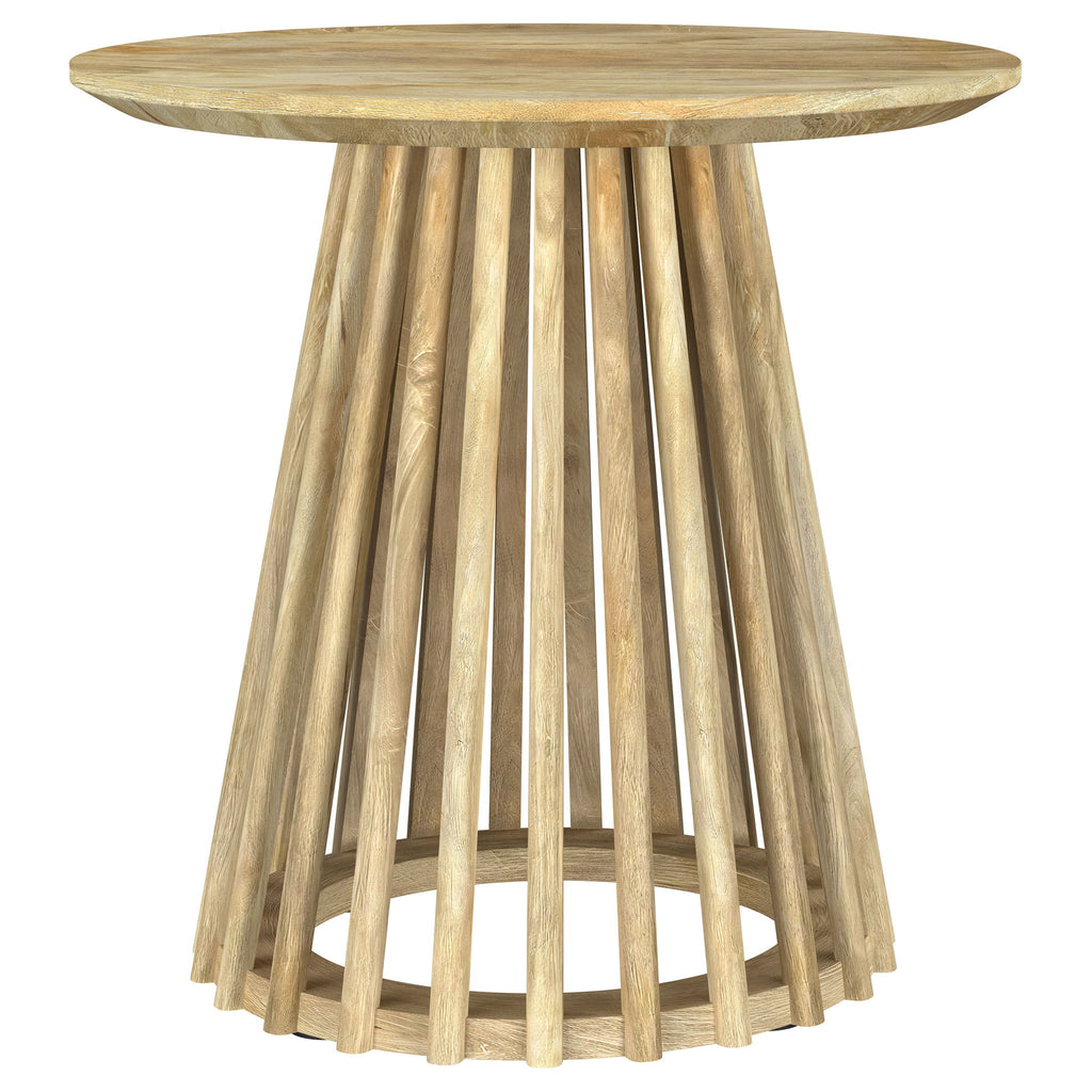 Diana - 2 Piece Round Coffee And End Table Set - Natural